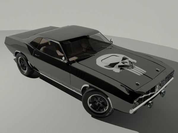 barracuda plymouth hemi 3d model - Plymouth Barracuda hemi by ngluvakov